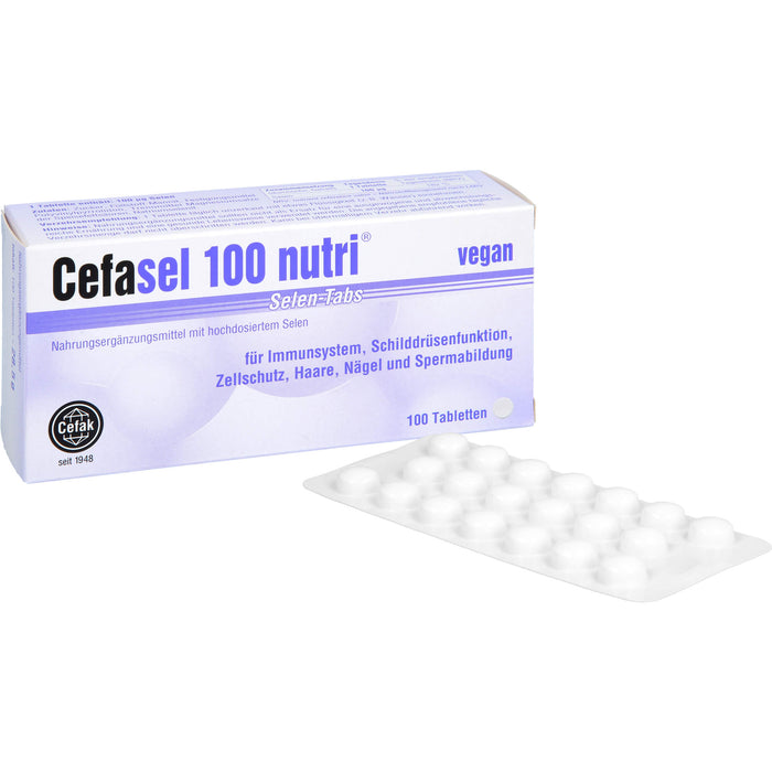 Cefasel 100 nutri Selen-Tabs Tabletten, 100 St. Tabletten