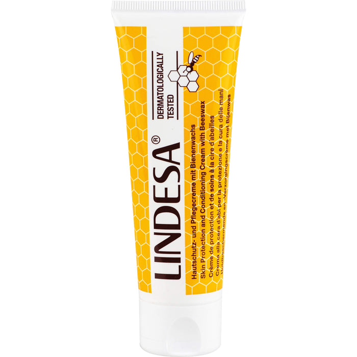 LINDESA Hautschutz- und Pflegecreme mit Bienenwachs, 75 ml Cream