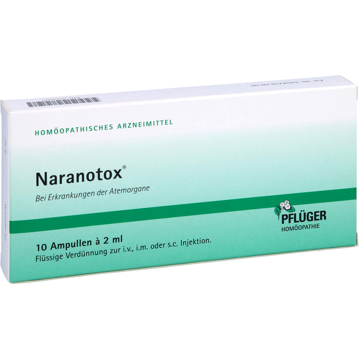 Naranotox Ampullen bei Erkrankungen der Atemorgane, 10 St. Ampullen