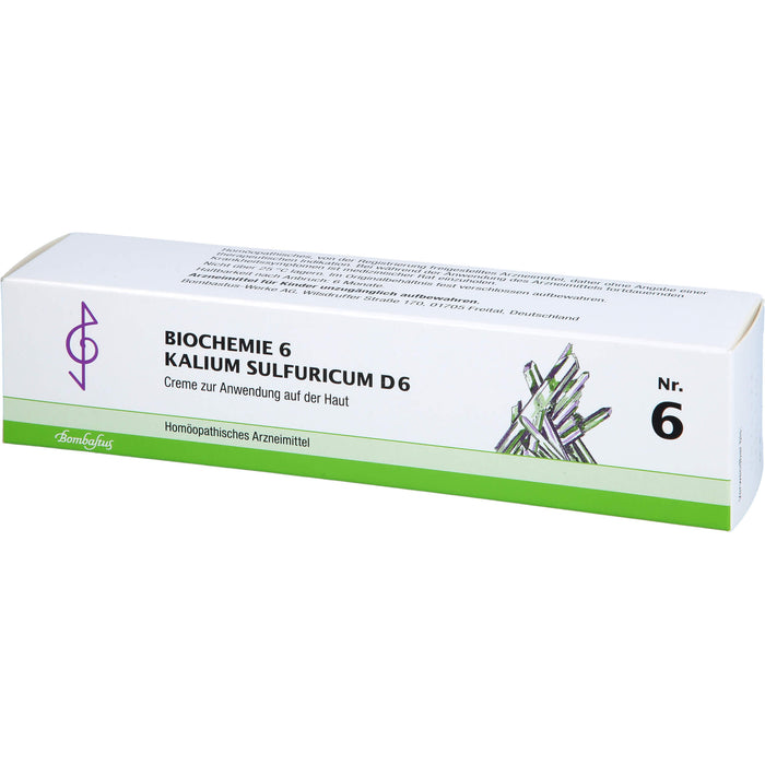 Biochemie 6 Kalium sulfuricum Bombastus D6 Creme, 100 ml Creme