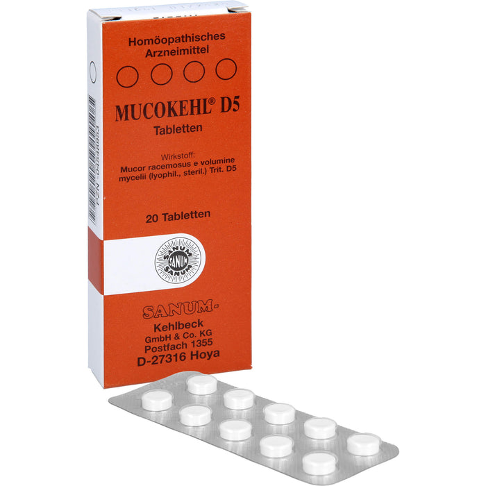 MUCOKEHL D5 Tabletten, 20 pc Tablettes