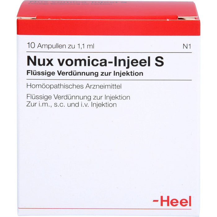 Nux vomica-Injeel S flüssige Verdünnung, 10 pcs. Ampoules