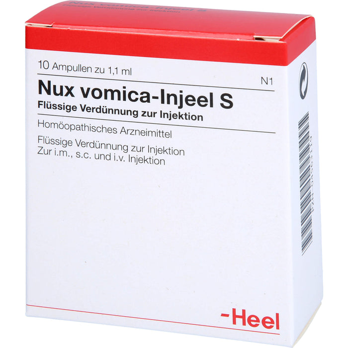 Nux vomica-Injeel S flüssige Verdünnung, 10 St. Ampullen