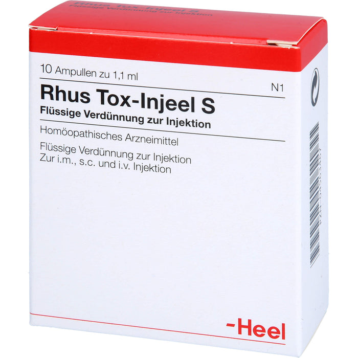 Rhus Tox-Injeel S flüssige Verdünnung, 10 St. Ampullen