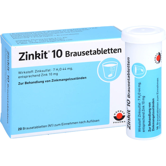 Zinkit 10 Brausetabletten, 20 pcs. Tablets