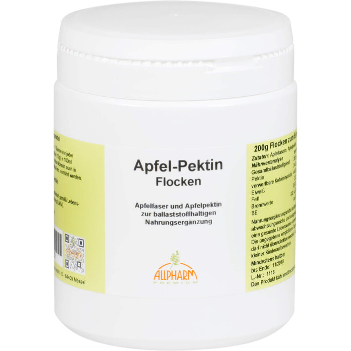 ALLPHARM Apfelpektin Flocken, 200 g Flakes