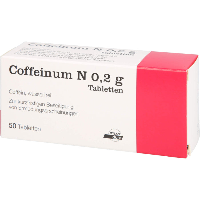 Coffeinum N 0.2 g Tabletten, 50 pc Tablettes