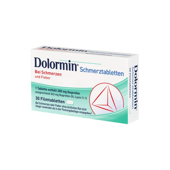 Dolormin Schmerztabletten bei Schmerzen und Fieber, 30 St. Tabletten