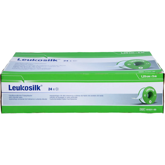 LEUKOSILK 5MX1,25CM, 24 St PFL