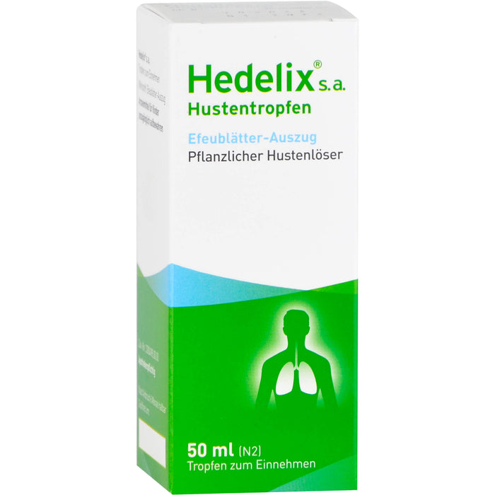 Hedelix s.a. Hustentropfen pflanzlicher Hustenlöser, 50 ml Solution