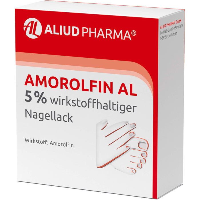 Amorolfin AL 5 % wirkstoffhaltiger Nagellack, 3 ml Nail varnish containing active ingredients