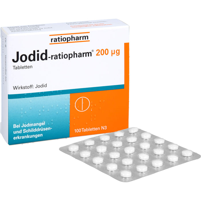 Jodid-ratiopharm 200 µg Tabletten, 100 St. Tabletten