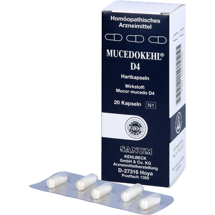 Mucedokehl D4 Kaps., 20 pcs. Capsules