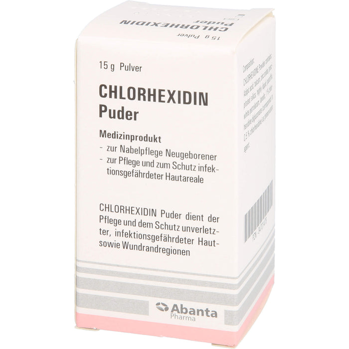 Abanta Pharma Chlorhexidin Puder, 15 g Poudre