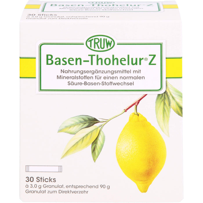 Basen-Thohelur Z Sticks für einen normalen Säure-Basen-Stoffwechsel, 30 pcs. Sachets