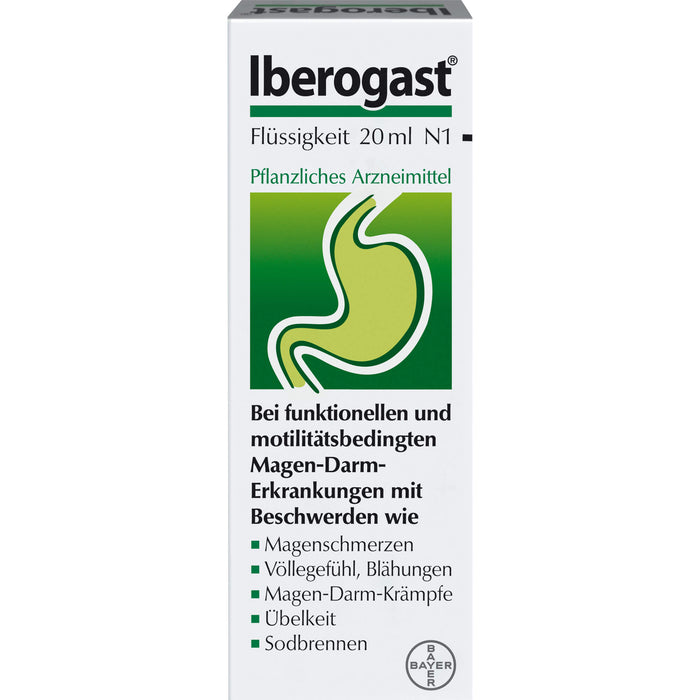 Iberogast Classic bei funktionellen und motilitätsbedingten Magen-Darm-Erkrankungen, 20 ml Solution