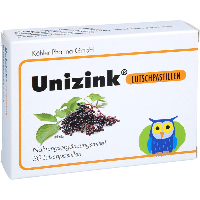 Unizink Lutschpastillen, 30 St. Pastillen