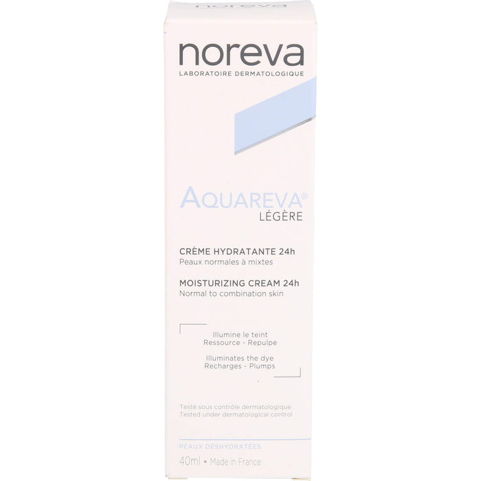 noreva Aquareva Feuchtigkeitscreme 24h, 40 ml Crème