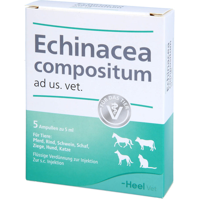 Heel Echinacea compositum ad us. vet. flüssige Verdünnung, 5 St. Ampullen