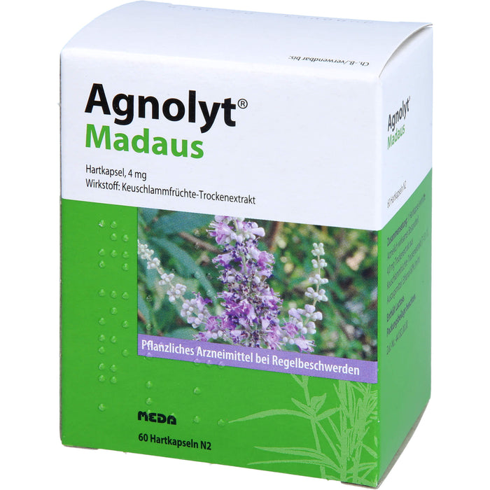 Agnolyt MADAUS Hartkapseln bei Regelbeschwerden, 60 pcs. Capsules