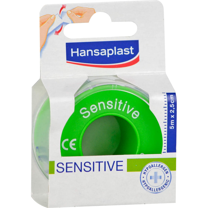 Hansaplast Sensitive Fixierpflaster 5 m x 2,5 cm, 1 pcs. Patch