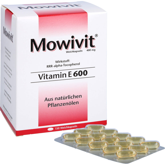 Mowivit Vitamin E 600, Weichkapsel, 150 St KAP