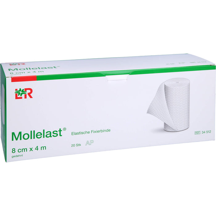 Mollelast Elastische Fixierbinde 8 cm x 4 m, 20 St. Binde