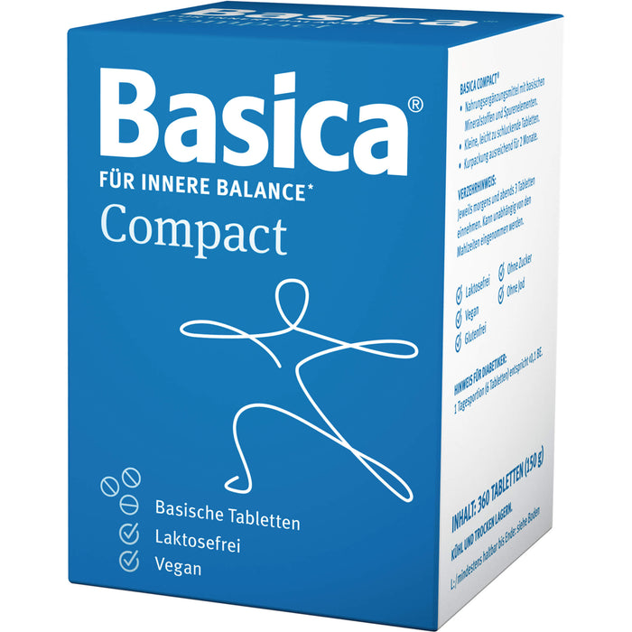 Basica Compact basische Tabletten, 360 St. Tabletten