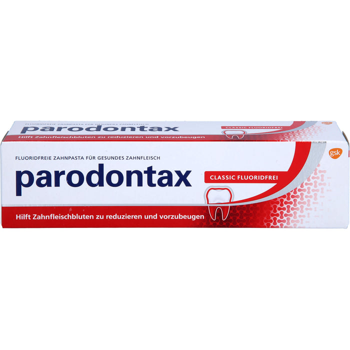 parodontax Classic fluoridfreie Zahnpasta für gesundes Zahnfleisch, 75 ml Toothpaste