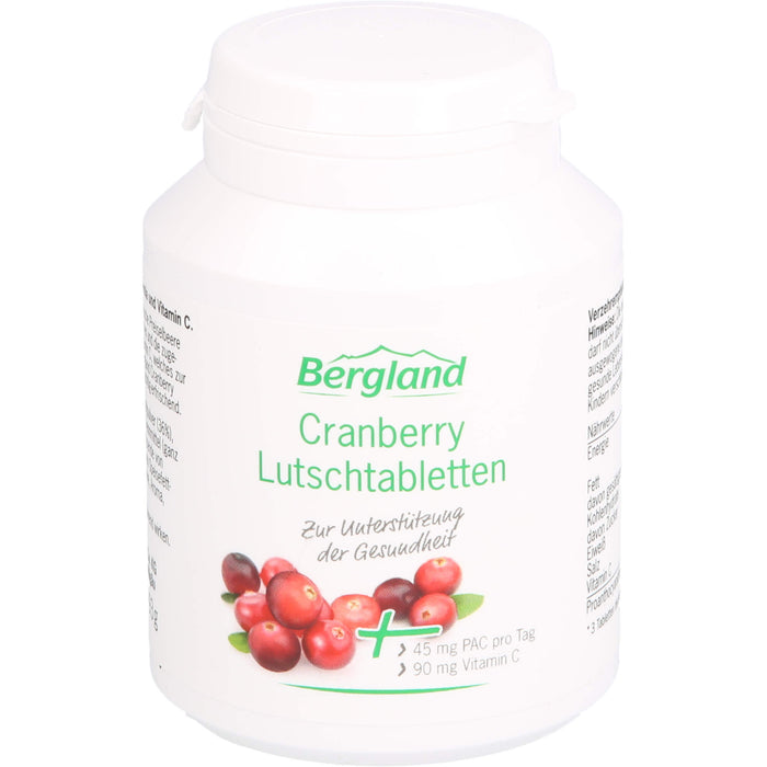 Bergland Cranberry Lutschtabletten, 75 St. Tabletten