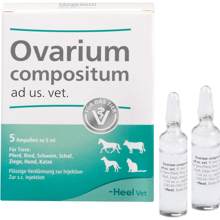 Heel Ovarium compositum ad us. vet. für Tiere Ampullen, 5 pc Ampoules