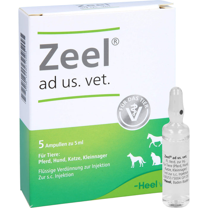 Zeel ad us. vet. Ampullen Flüssige Verdünnung zur Injektion, 5 ml Lösung