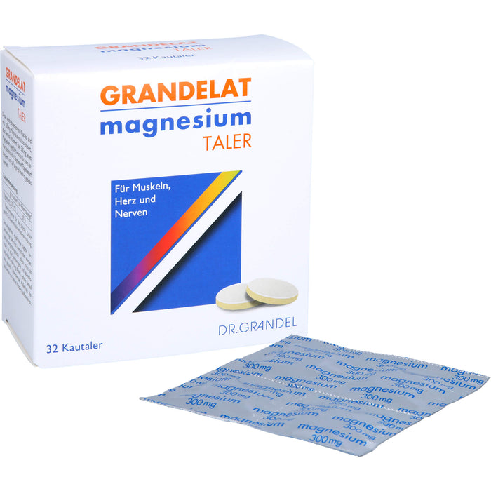 GRANDELAT Magnesium Taler 300 mg, 32 pc Tablettes