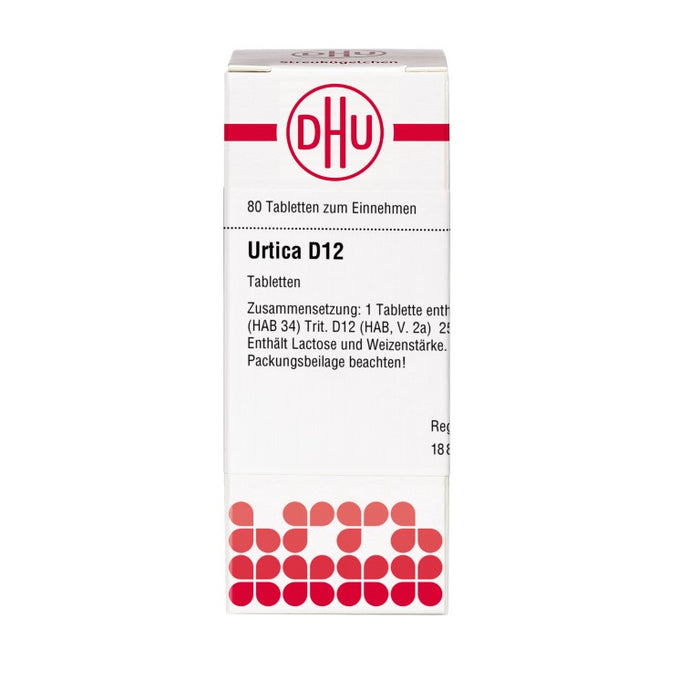 DHU Urtica D12 Tabletten, 80 pc Tablettes