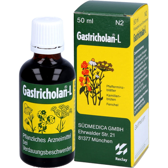 Gastricholan-L Flüssigkeit, 50 ml Lösung