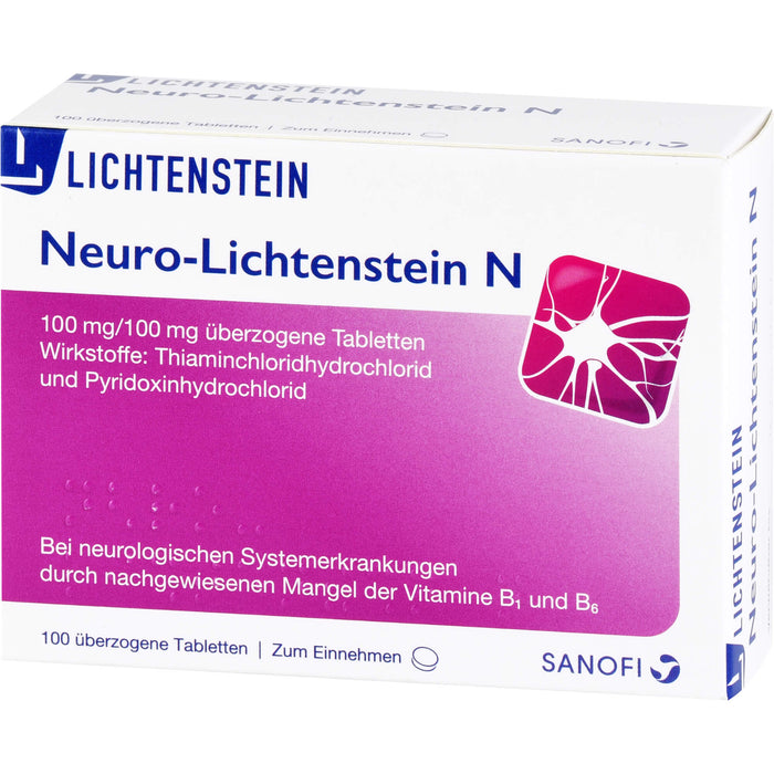 Zentiva Neuro-Lichtenstein N überzogene Tabletten, 100 St. Tabletten