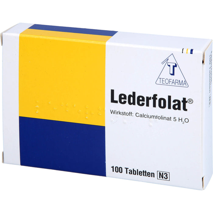 Lederfolat 6,35 mg Tabletten, 100 pc Tablettes