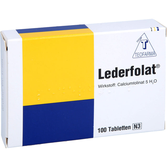 Lederfolat 6,35 mg Tabletten, 100 pc Tablettes