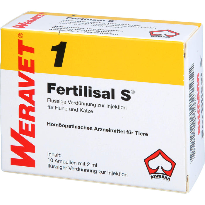 WERAVET 1 Fertilisal S flüssige Verdünnung, 10 St. Ampullen