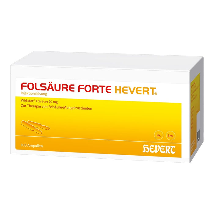 Folsäure forte Hevert Ampullen, 100 pc Ampoules