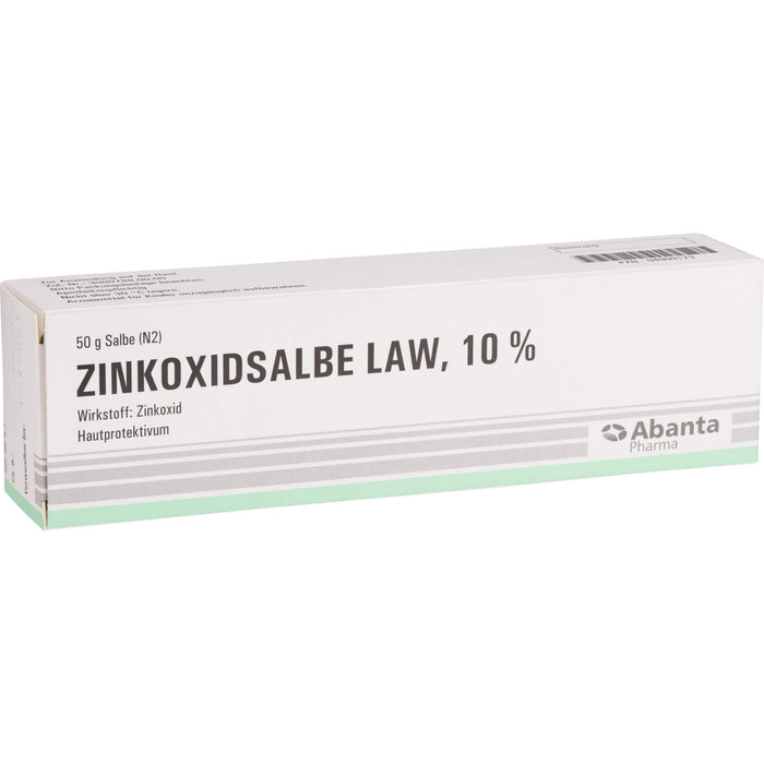 Abanta Pharma Zinkoxidsalbe LAW 10 % Hautprotektivum, 50 g Ointment