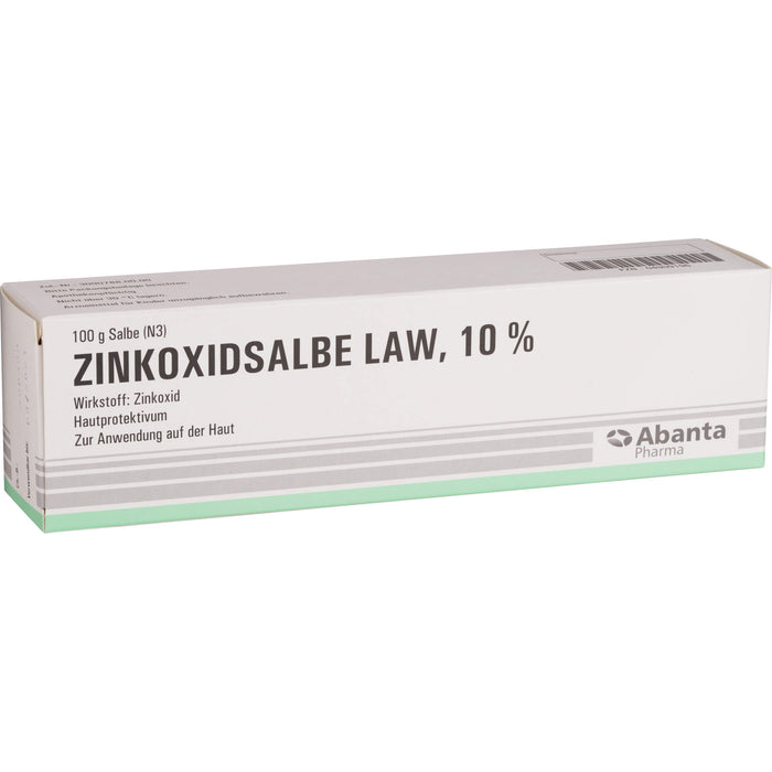 Abanta Pharma Zinkoxidsalbe LAW 10 % Hautprotektivum, 100 g Onguent