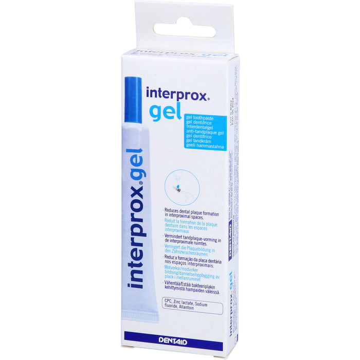 interprox gel verringert die Plaquebildung in den Zahnzwischenräumen, 20 ml Dentifrice