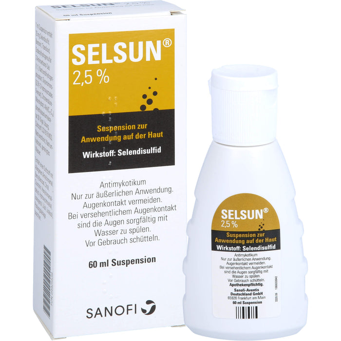 SELSUN 2,5 %, Suspension zur Anwendung auf der Haut, 60 ml Lösung