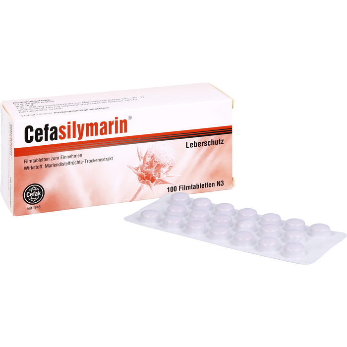 Cefasilymarin, Filmtabletten, 100 St FTA