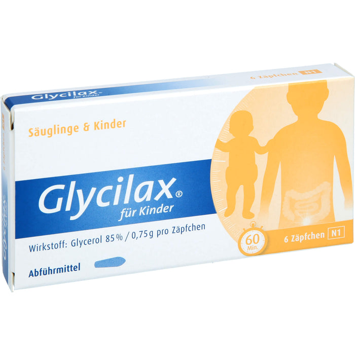 Glycilax für Kinder Abführmittel Zäpfchen, 5 pcs. Suppositories