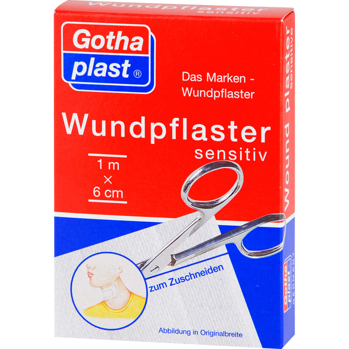 Gothaplast Wundpflaster sensitiv 1 m x 6 cm, 1 pc Pansement