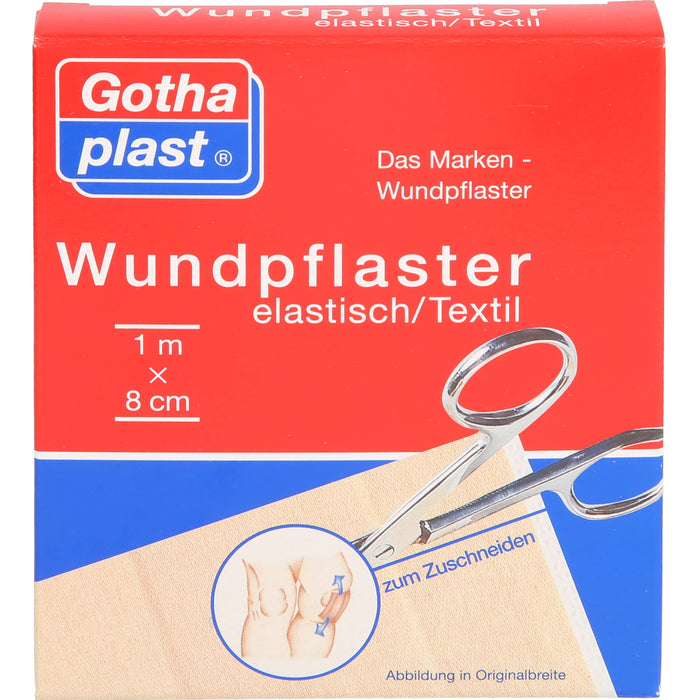 Gothaplast elastische Wundpflaster 1 m x 8 cm, 1 St. Pflaster