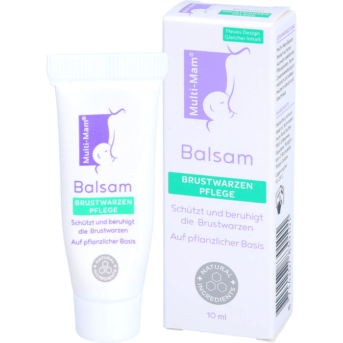 Multi-Mam Balsam zur intensiven Pflege besonders empfindlicher und irritierter Brustwarzen, 10 ml Balm