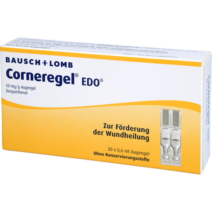 Corneregel EDO Augengel zur Förderung der Wundheilung, 30 pcs. Single-dose pipettes